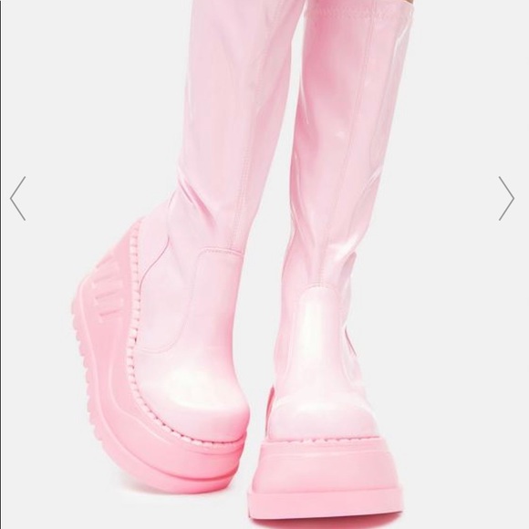 BUBBLEGUM DISCO REVOLUTION PLATFORM BOOTS from DEMONIA - Picture 2 of 10